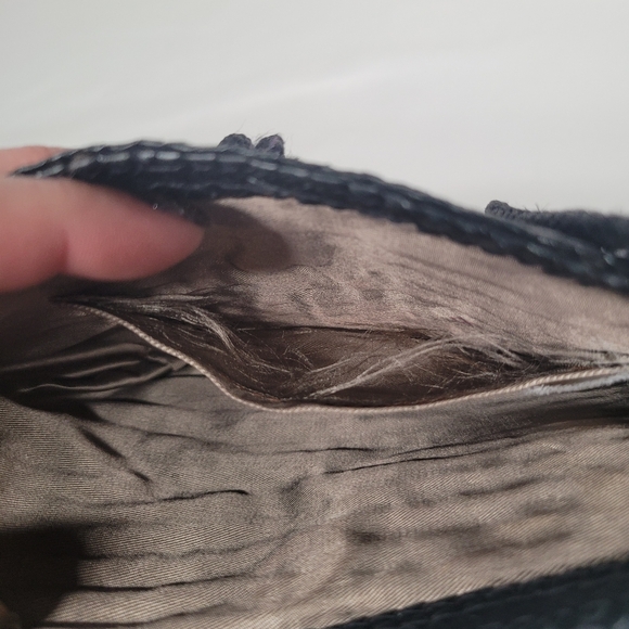 Vintage 1960s LESCO - Black - Woven Shoulder Bag - Made in Hong Kong - Picture 7 of 10